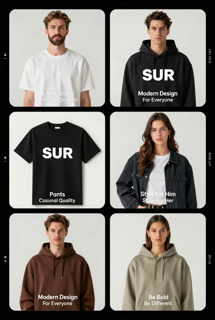 تصميم اعلان ترويجي لبراند ملابس