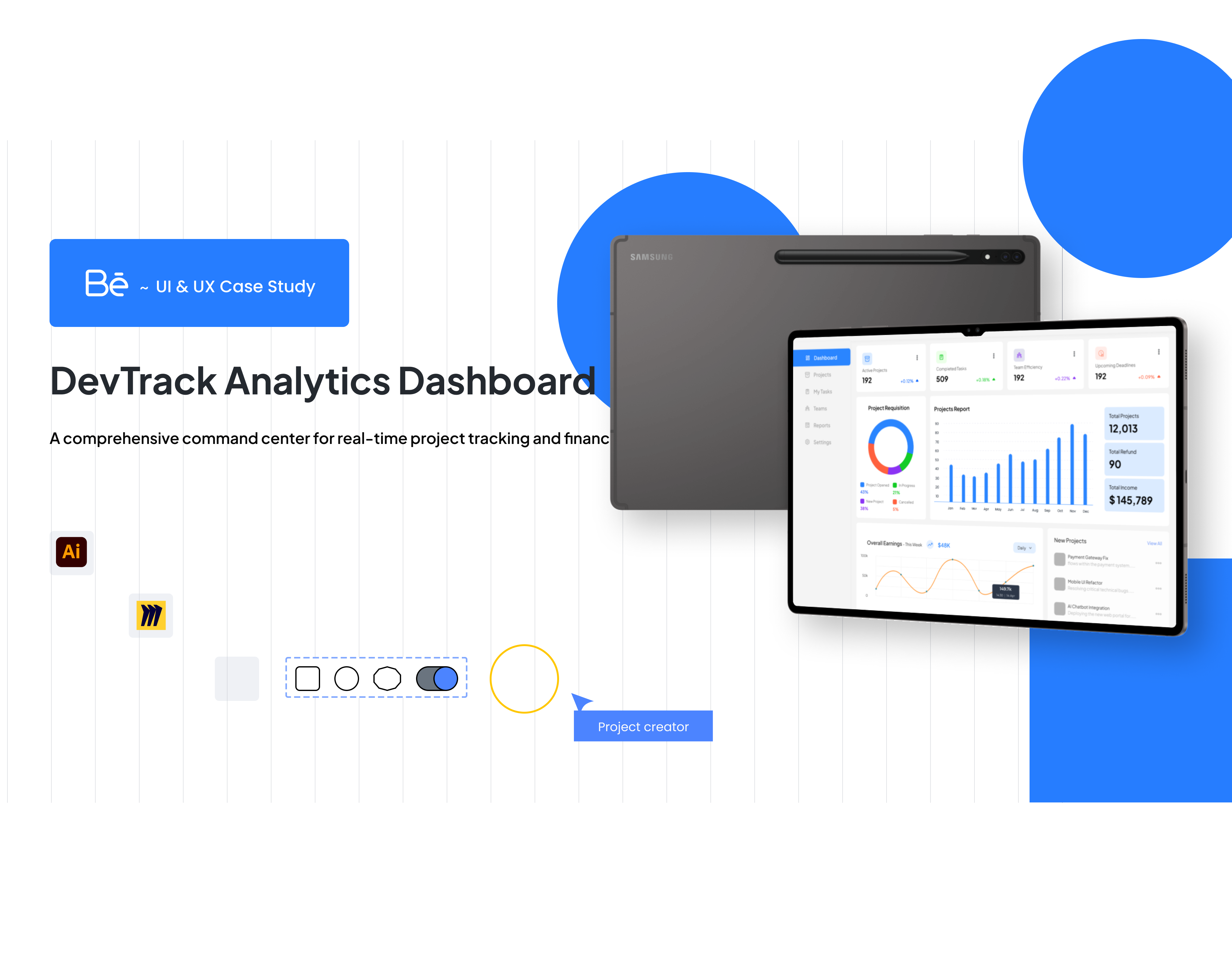DevTrack Analytics Dashboard | Advanced Analytics  UI UX