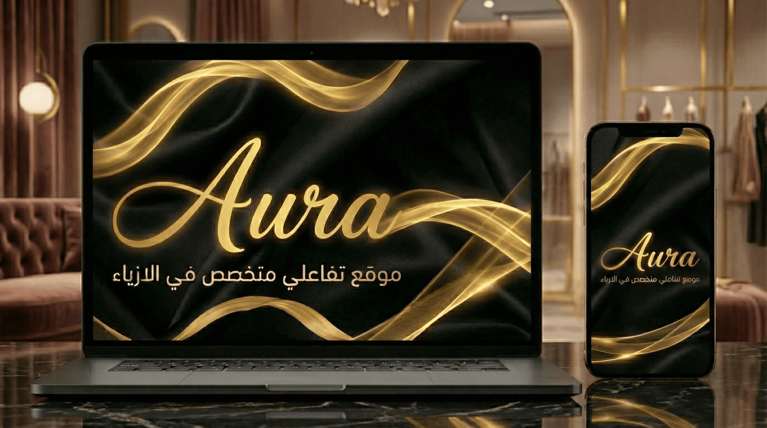 موقع تفاعلي متخصص في الأزياء - AURA