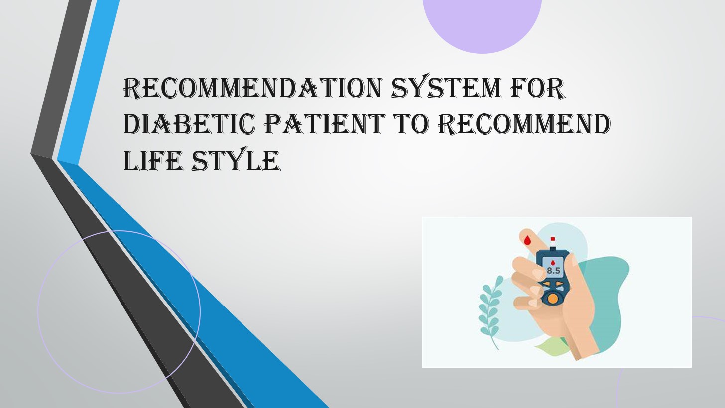 مشروع تخرج لنظام تنبأ بمرضى السكر