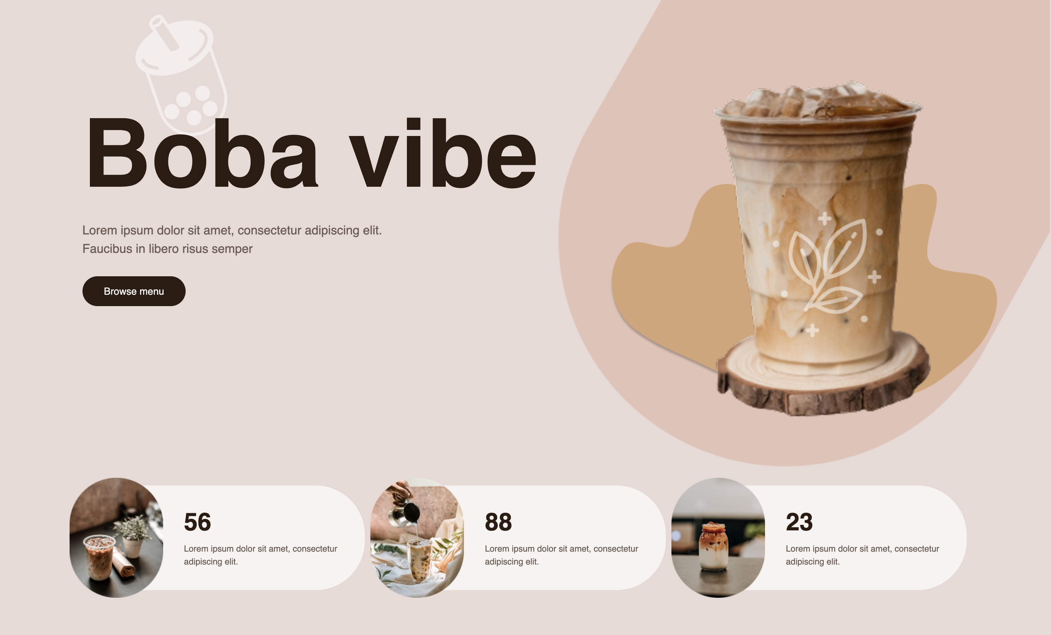 boba landing page