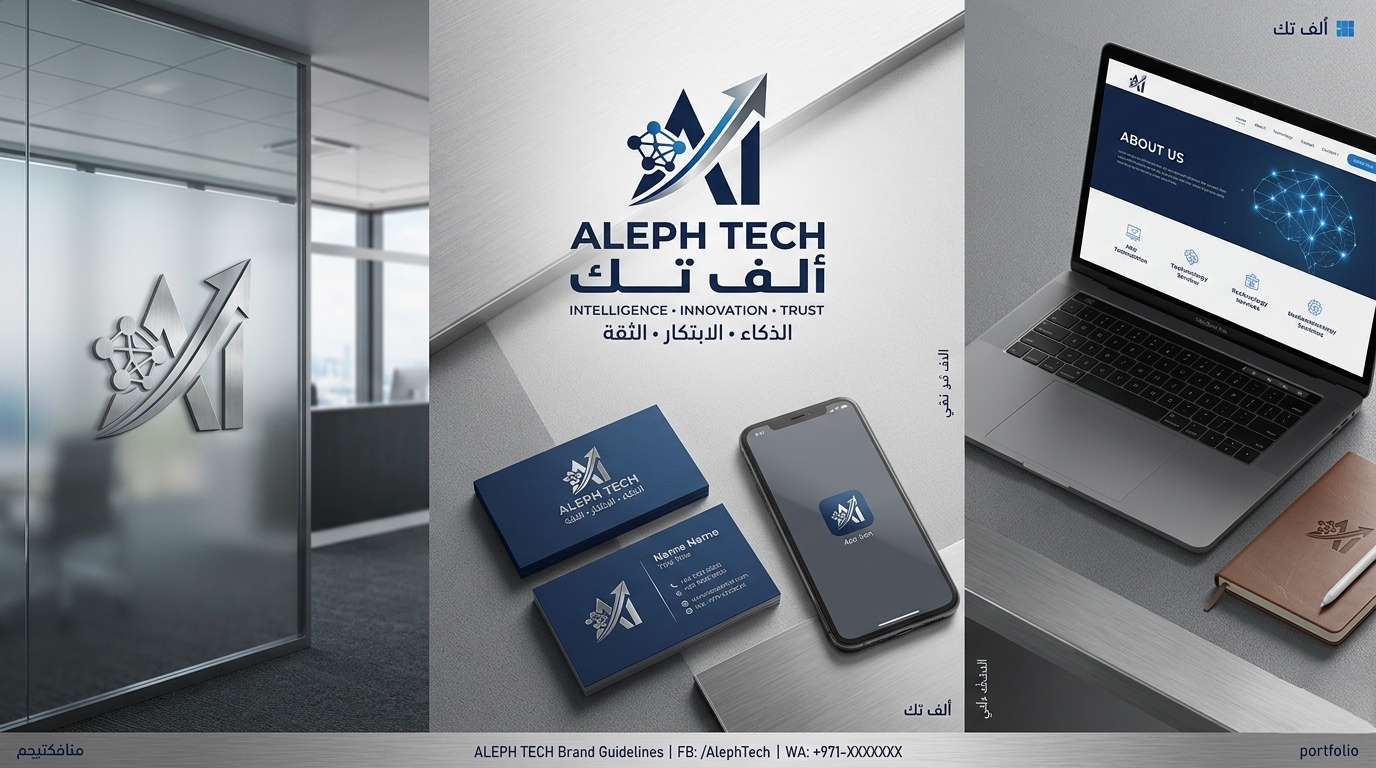 تصميم شعار وهوية بصرية مبتكرة واحترافية لمشروعك أو شركتك