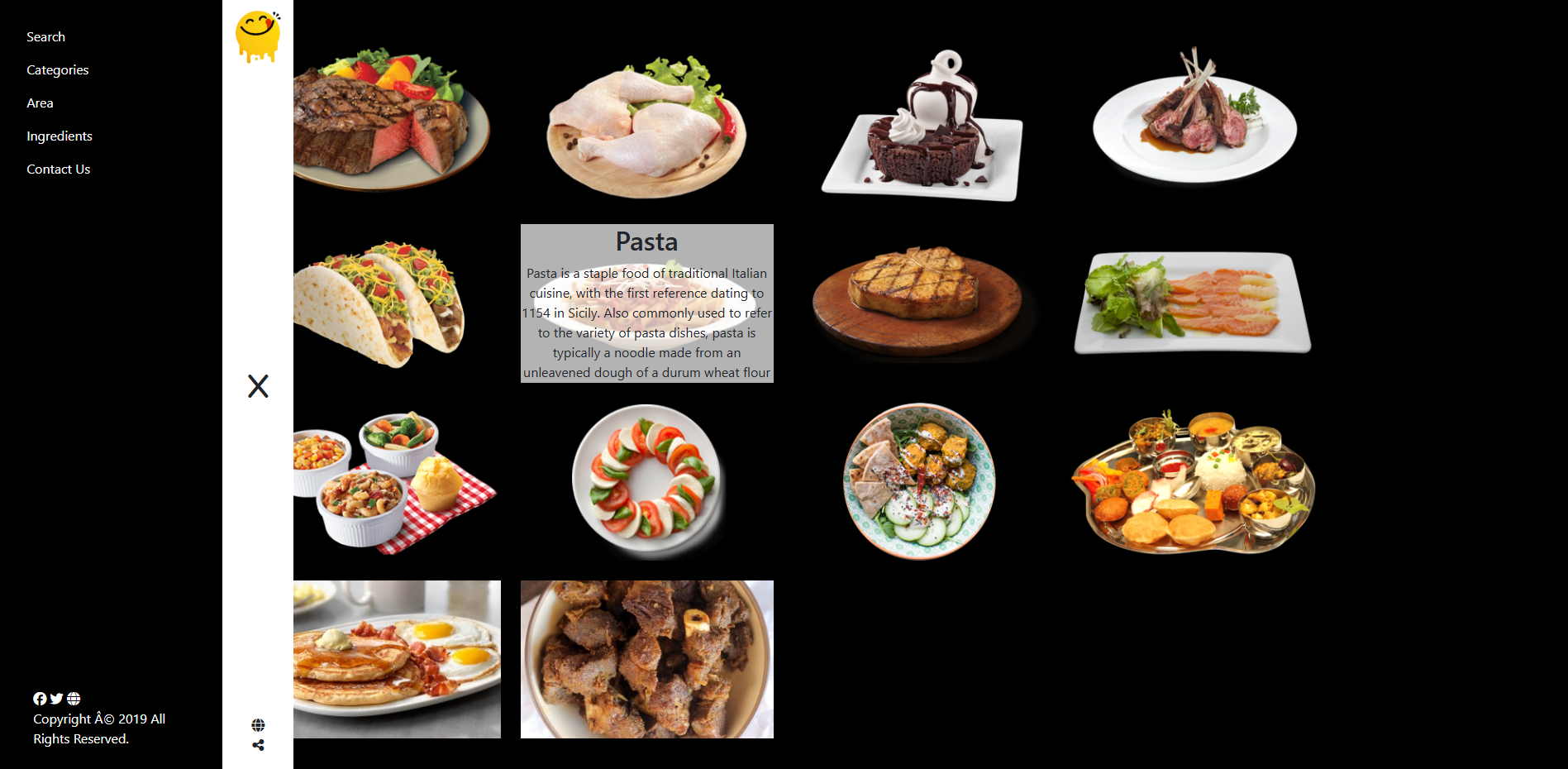 أصمم صفات طعام احترافي وتفاعلي ومتجاوب