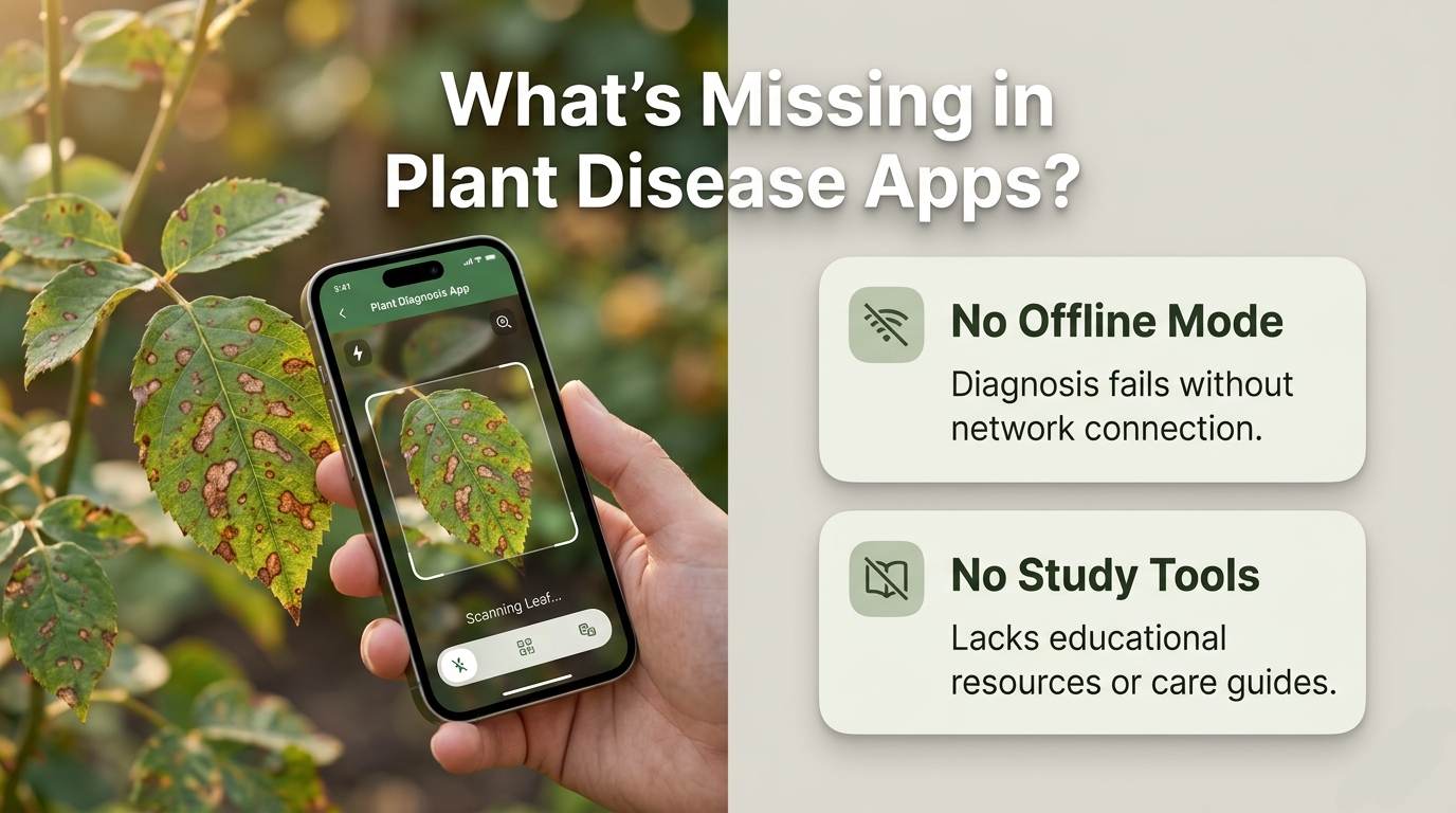 تحليل المنافسين لتطبيقات أمراض النبات – دراسة تجربة المستخدم