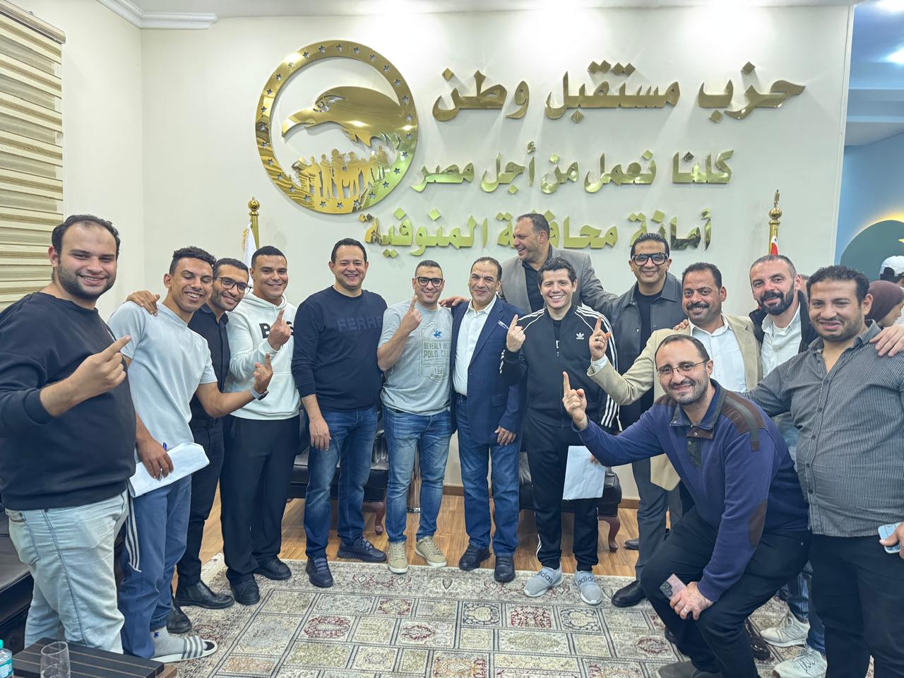 كتابه محتوى لفاعلية الاسئلة الرمضانية لامانة قسم شبين الكوم حزب مستقبل وطن