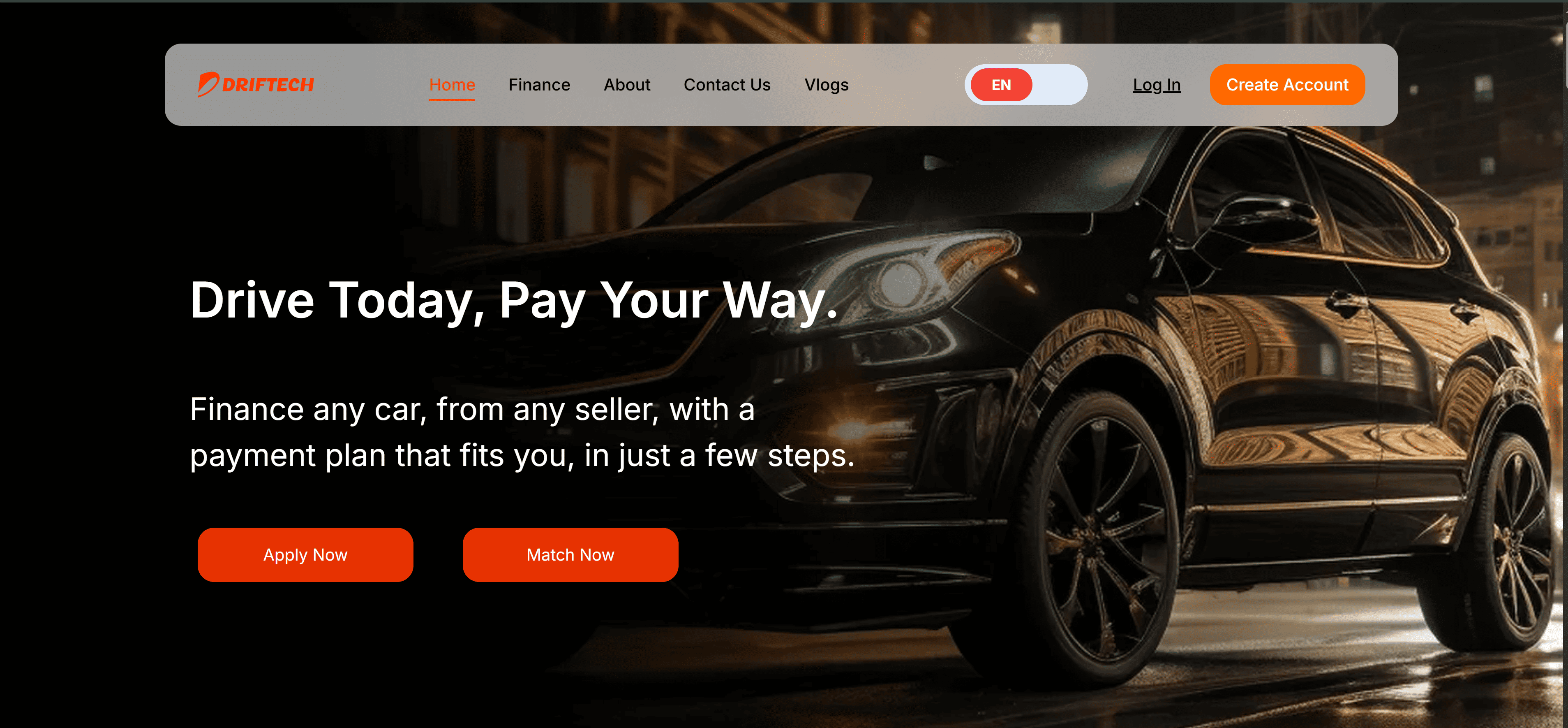 	DriftTech — Automotive Finance Platform