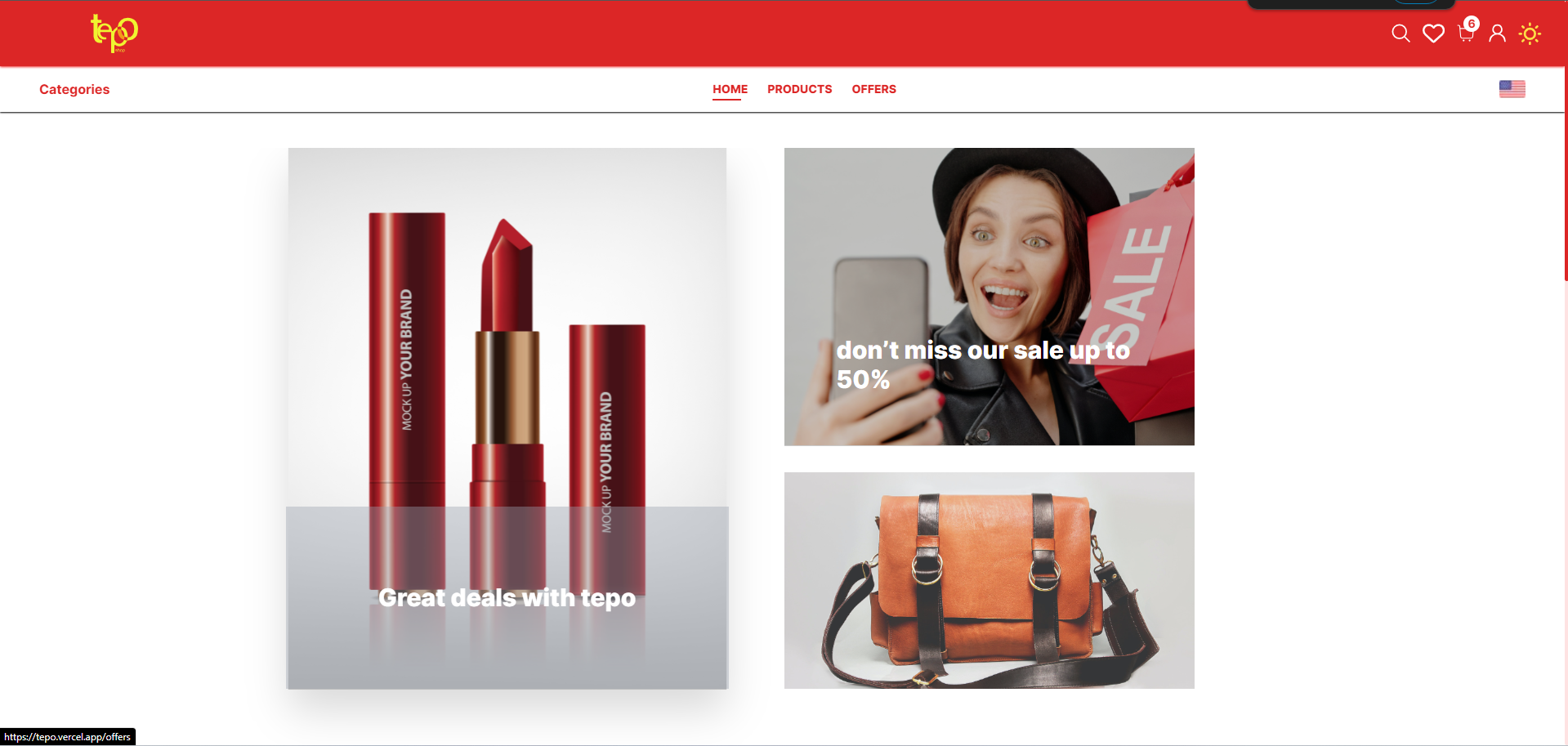 تصميم موقع تسوق الكتروني